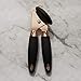 Cook With Color Manual Can Opener - Stainless Steel Can Opener with Soft Grip Handles (Rose Gold and Black)