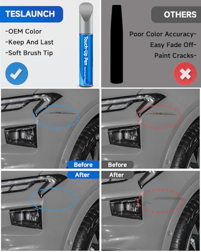 UX Ingot Silver Metallic Touch Up Paint Compatible with Ford Exact Match Touch Up Paint Car Scratch Repair - Thumbnail 2