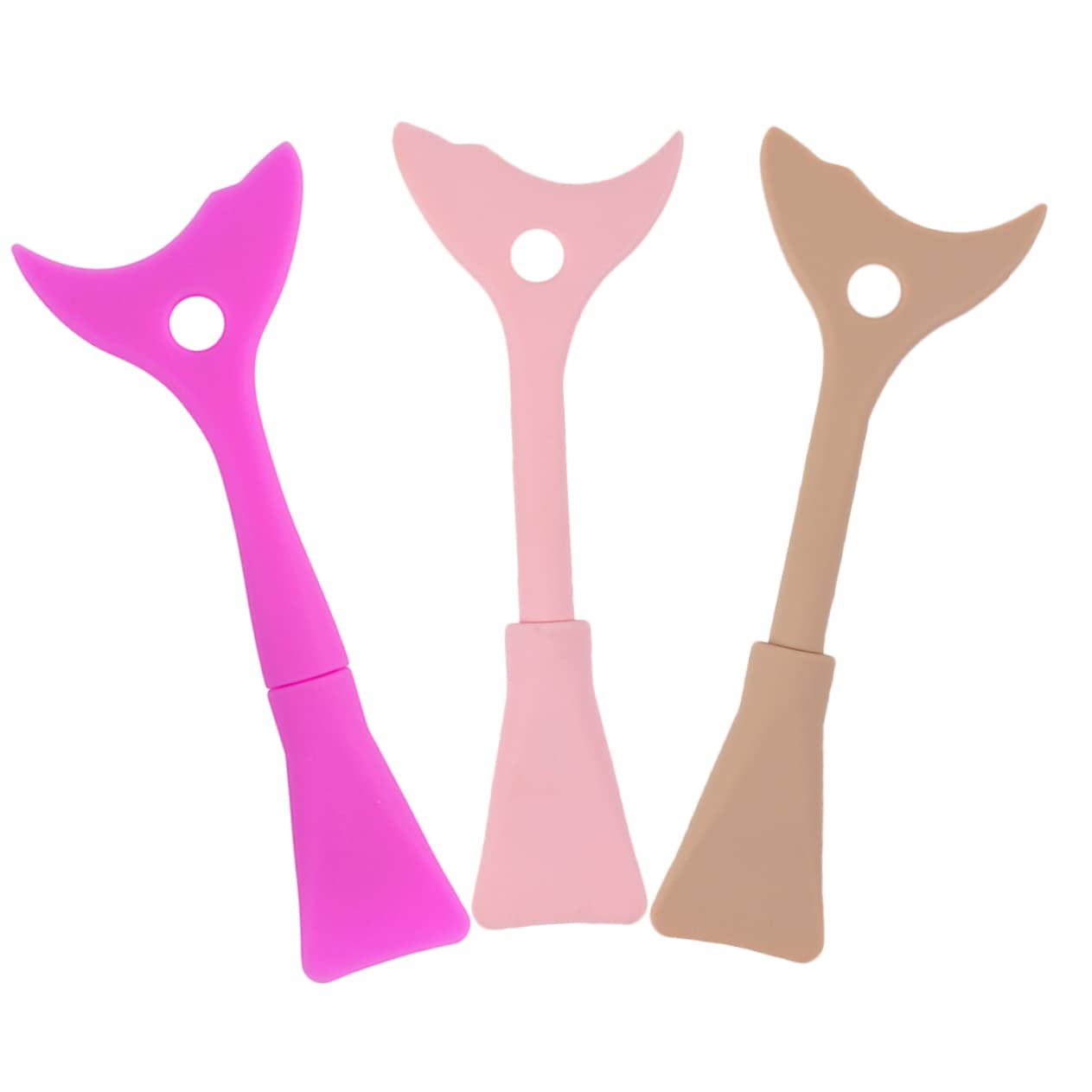 Baluue Professional Makeup Tool Set 3pcs Silicone Eyelash Shield Eyeliner Applicator Mascara Helper Makeup Lash Separator