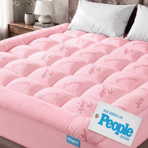 Image of Niagara Sleep Solution Cal King Ultra Soft Mattress Topper-Back Pain Relief