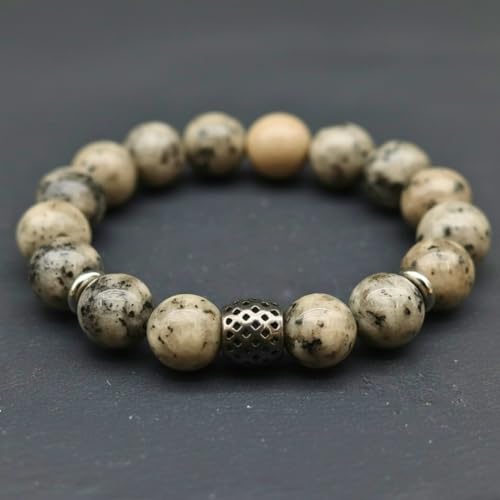 Image of THE MEN THING Natural Stone Bracelets - Adjustable Beaded Wristwear for Men & Boys (Multi-Design Collection)