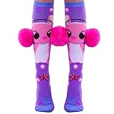 Crazy socks for Kids Cute girls Adorable Knee-High Socks With Fluffy Ear wacky Funky Novelty Socks