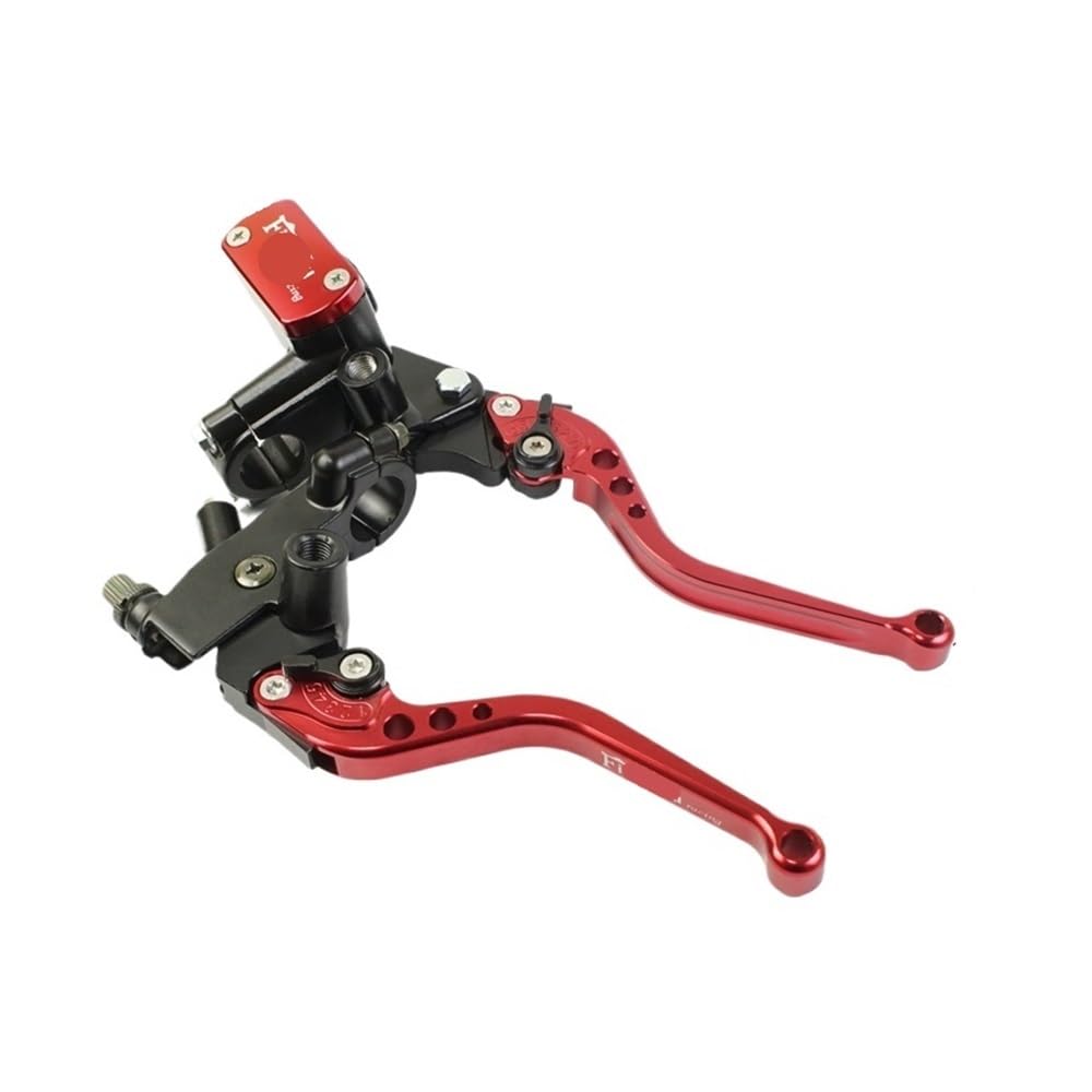 Dagmara Red Drum Brake Cable Clutch Line Master Cylinder Lever Set Universal For For 22Mm Motorbike Accessories