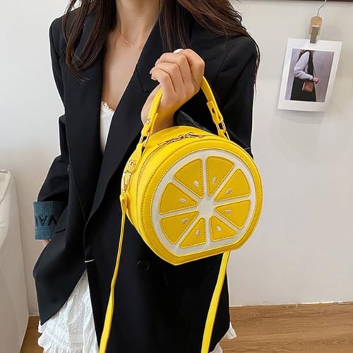 Sac citron en cuir PU : l'accessoire frais pour vos sorties d'été - 3