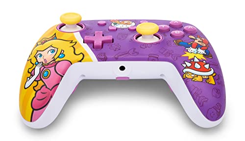 PowerA Manette filaire améliorée pour Nintendo Switch modèle Switch OLED et Switch Lite accessoire de jeu manette de jeu manette filaire sous licence officielle Mario: Princess Battle - vue 7