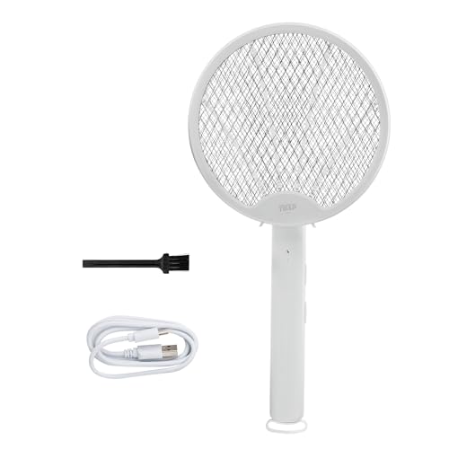 JATA HOGAR MOST3555 - Raqueta Mosquitos Electrica. Mata Mosquitos Electrico. USB Recargable. Todo Tipo de Insectos. para Exterior e Interior. 30 m2. Luz UV. Gran Potencia