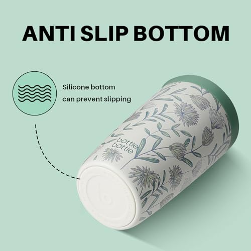 BOTTLE BOTTLE Thermobecher 350ml für Kaffee oder Tee, auslaufsicher und Easy Quick-Press-Verschluss… – Ansicht 5