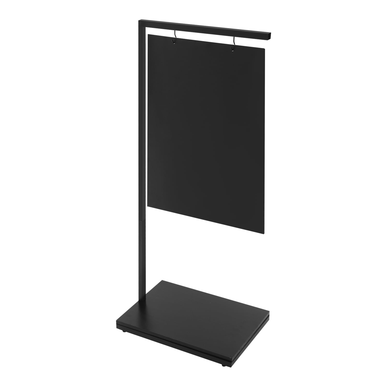 Pizarra expositora de doble cara, 60 x 40 cm, altura total 110 cm