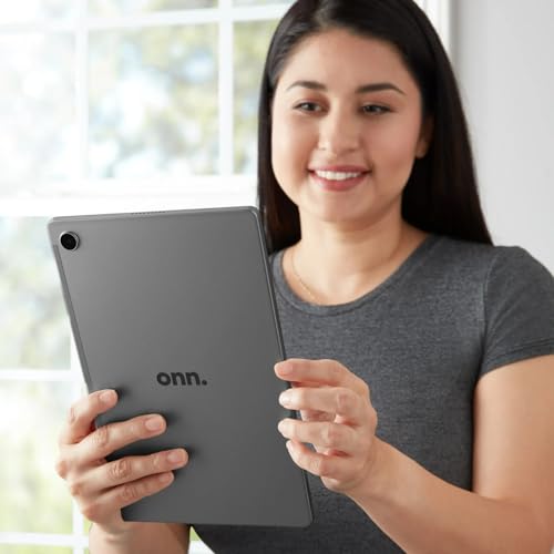 Image of ONN. 10.4 inch Tablet Pro, Gen 3, 2023, MTK Octa-Core, 64GB eMMC, 4GB RAM, 10.4 inch (2000x1200) Touchscreen, Android Tablet, Wi-Fi, Dual Cameras, Gray, TBMMS100110603 (Renewed)