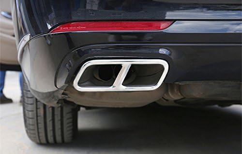 Miniatura 6 de Silenciador de escape trasero Tubo de cola Cubierta de ajuste 2 piezas para Mercedes-Benz Clase S W221 W222 2010-2017