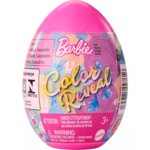 Barbie Color Reveal 5 Huevos Sorpresa con Muñecas y Accesorios miniatura 4