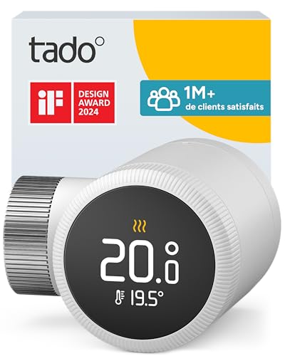 tado° Smart Thermostat X, commande du radiateur via l’application et l’enceinte connectée...