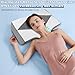 Hypuno Orthopädisches Memory Foam Kopfkissen Nackenstützkissen Gegen Nacken-& Schulterschmerzen mit 2 Höhen & Waschbarem Bezug, Grau–Ergonomisches Schlaf-& Komfortkissen für Seiten- & Rückenschläfer