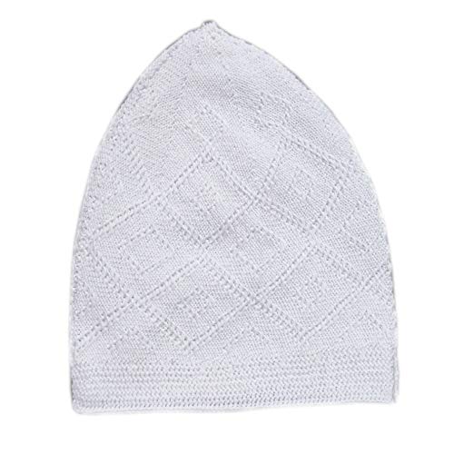 Image of Men's Cotton Prayer Cap (FAFETRADERS0021 White Free Size)