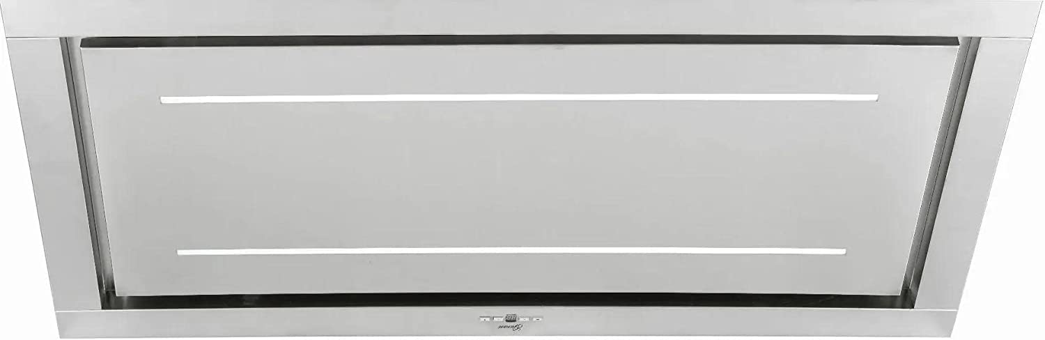 Gurari GCH 332 Inox 90 - Cappa a soffitto 90 cm 1000m³/ h Acciaio inossidabile, telecomando