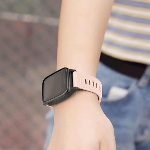 Image of Tobfit 20mm Straps Compatible with Garmin Forerunner 165 /165 Music, Forerunner 55 /158,245 /245 Music, 645 /645 Music Band for Women Men, Silicone Strap for Garmin Watch