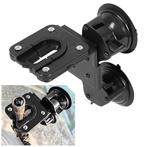 Kuafu Gun Rack For Tractors Truck Utv Back Windshield Combines And Sprayers With Curved Or Straight Glass Gun Holder Rack Powder Coated Black 9