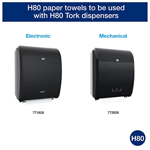 Tork Hand Towel Roll Natural White H80, Universal, 100% Recycled Fiber, 6 Rolls X 800 Ft, 8031400 #TOP5