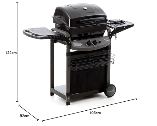 Sochef PiùSaporillo Australiano Barbecue, Nero, 52X122X103 Cm - 5