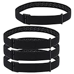 BOXOB 4pcs Elastic Headlamp Strap, Headlamp Strap Replacement Headband Head Lamp Comfort Belt Headlamp Strap Holder Headlamp Accessories Compatible with Black Diamond, Petzl, Energizer, Princeton Tec