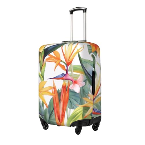 Colorful Flower Print Luggage Suitcase Covers Elastic Washable Luggage Protector Luggage Covers For Suitcase2