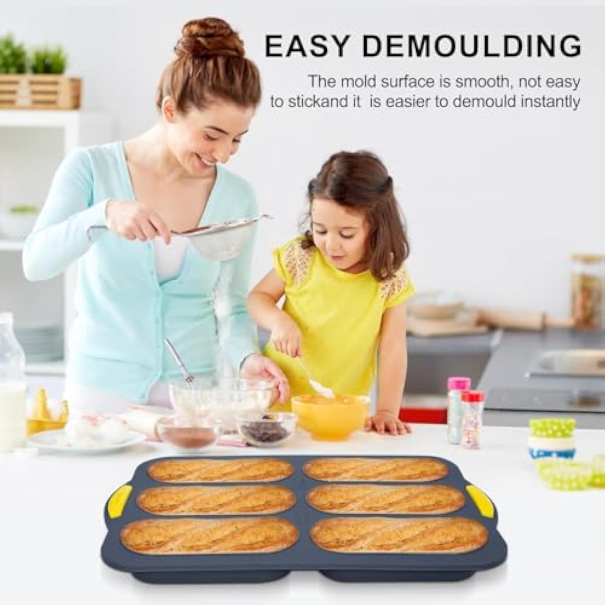 Silicone French Bread Pan for Baking