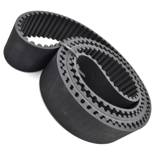 Courroie HTD8M 1664 de distribution industrielle 208 dents largeur 45mm en caoutchouc noir - 4