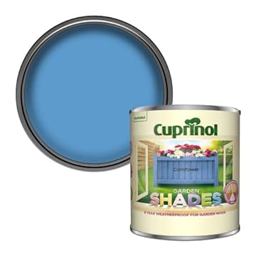 Cuprinol Garden Shades Wood Paint - Cornflower - 1L