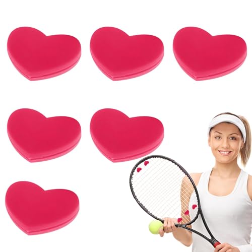 Dampener Tennis Vbnuyhim Racquball - Ammortizzatori Per Racchette Da Tennis, 6 Pezzi, In Silicone, Da Tennis Anti-Vibrazione, Ammortizzatori Per Racquball Fermacorde Tennis - Foto 7