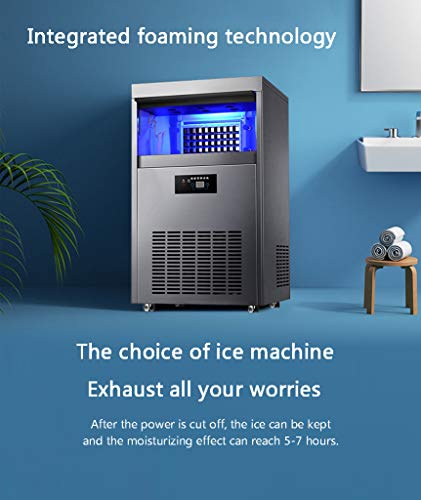 WHJ-Ice maker Freistehende Gewerbliche Eismaschinewohnungen Und BüRos , 80kg Gewerbliche Eismaschine Teestube GroßE Und… – Bild 4