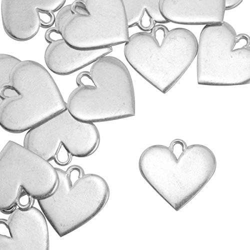 ImpressArt Artisan Heart Stamping Blanks (24, Pewter)