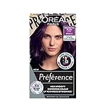 L'Oréal Paris Permanent Hair Colour, Long-Lasting Shine and Intense Colour, For up to 8 Weeks, Preference Vivids (Colorista), Magnetic Plum 3.16, x1 pack
