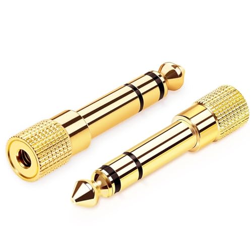 3.5mm 6.35mm ϊA_v^ XeI~jvO CzWbN ϊ vO 24KbLRlN^ 3.5mm to 6.35mm ϊvO wbhz/Av/dqsAm/Cz/~LT[/v[[ȂǂɑΉ 3.5mm 6.35m