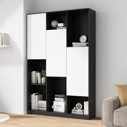 ROMSHINE Cubeical Bookshelf Storage Cabinet, Modular Display Cabinet with 12