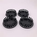4 PCS 67mm ZL1 Black Car ABS Custom Wheel Center Centre Caps Cover Hubcaps for Camaro Corvette...