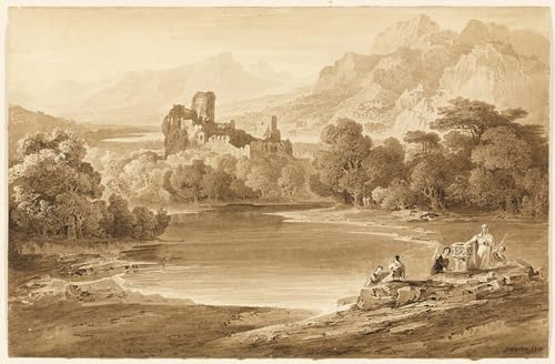 Affiche château en ruine John Martin pour créer une ambiance feutrée de chambre