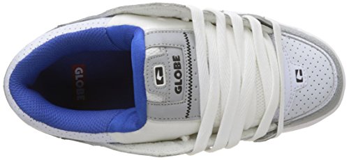 Image of Globe Fusion, Men's Skateboard Shoe, Multicoloured Grey Blue White, 7 US