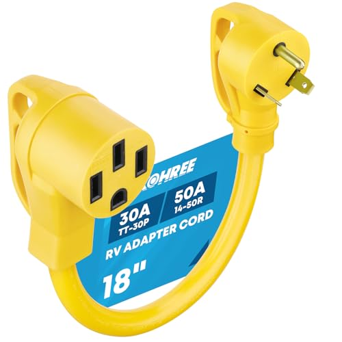 Image of Kohree 30 Amp to 50 Amp RV Adapter