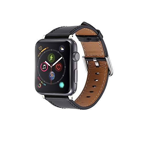 FayTop Luxury Flower Leather Watch Band for Women 20mm Samsung Watch Band 42mm Black Buckle for Galaxy Watch Active 40mm and most 20mm Width Band Smartwatch/Traditional Watch Wristband Gray