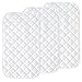 Waterproof Changing Pad Liner with Non-Slip Back, Bamboo Terry Surface, 3 Pack Extra Thick Large Size 14
