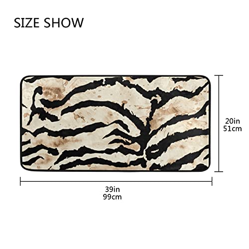 Susiyo G271757115P333C370S675 Kitchen Mat Tiger Zebra Skin Stripes Kitchen Rug Mat Anti-Fatigue Comfort Floor Mat Non Slip Oil Stain Resistant Easy To Clean Kitchen Rug Bath Rug Carpet thumb #2