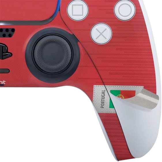 Skinit Decal Gaming Skin Compatible with PS5 Slim Digital Edition Bundle - Portugal Soccer Flag Design