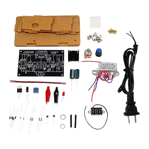 Amagogo Adjustable Voltage Regulator Kit Welding Training Soldering Practice Kit Easy Assembly Electronics Learning Kits for Beginner