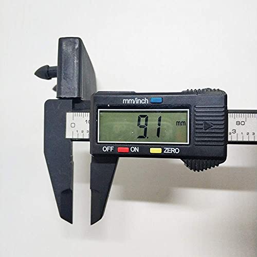 Nanshine 20Pcs 62.5-63.5Mm Replacement Bed Slat Holders Kits Bundles Plastic End Caps Holders, Width 63Mm X Height 9 Mm (Inside Dimension) #TOP2