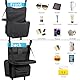 Rupse Auto Organizer Zwischen Vordersitzen, Autositz Gap Organizer rücksitz Organizer, Auto Aufbewahrungstasche mit Esstischbrett Wasserbecherhalter