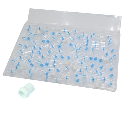 Cigarette Filters with Coarse/Fine Conversion Head, 100 Pcs Plastic Disposable Tobacco Filters for Smoking (100)