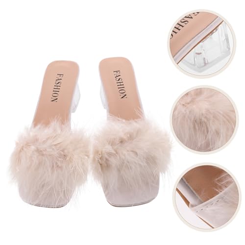 Pantoufles à talons confortables escarpins douillets été - 6