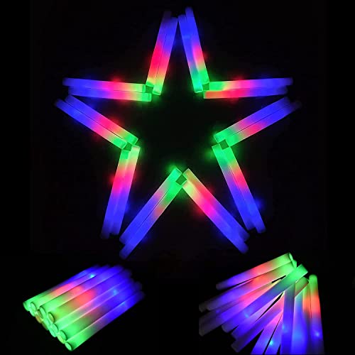 Anosuwa 192 paus de espuma led de 40 cm para concertos, brinquedos led para crianças, conjunto de luzes para festas, casamentos, celebrações, aniversários, festas