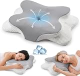 TOOHUB Kopfkissen Memory Foam Nackenkissen Ergonomisches Kissen für Seiten, Rücken & Bauchschläfer,Nackenstützkissen Orthopädisches Kissen
