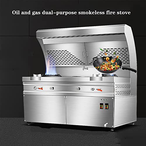 Rauchreinigung, integrierter Ofen, kommerzielles Hotel, geeignet für Doppelnutzung, Öl und Gas, rauchfreie, gewaltsame Feueröfen, mobile Outdoor- Erdgasherde, 2 Meter (1, 5 Meter)-2